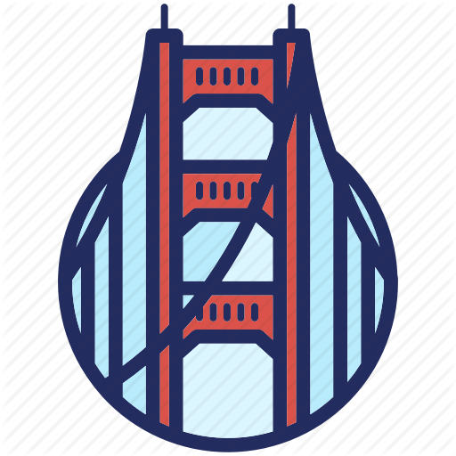 512x512 Golden Gate, Landmark, San Francisco, Usa Icon