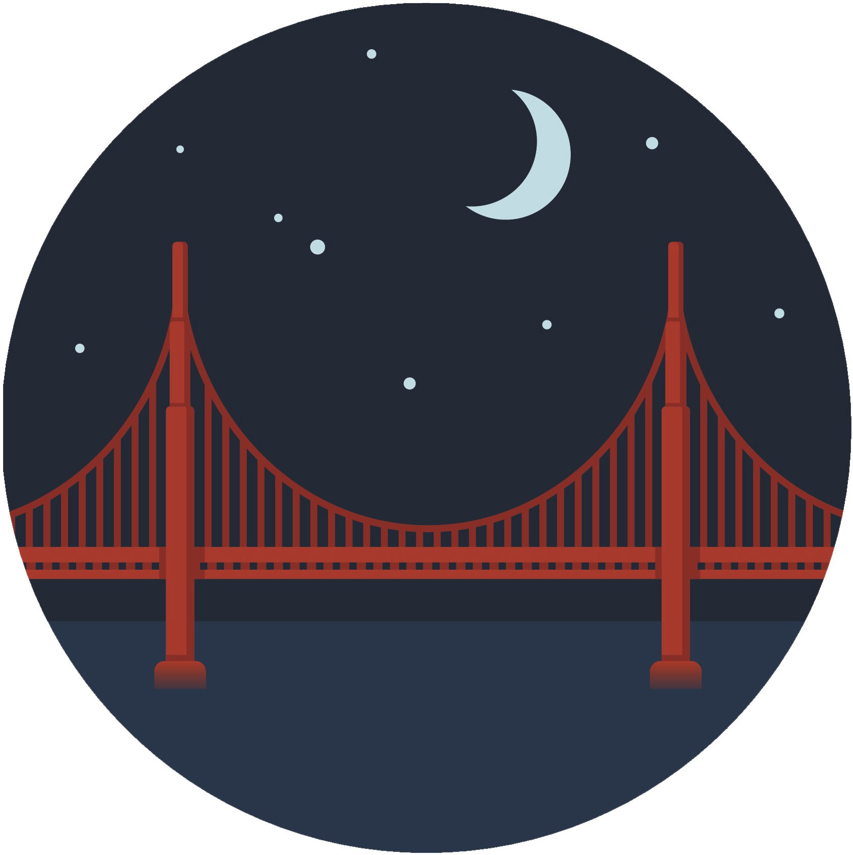 1680x1684 San Francisco Bay Golden Gate Bridge Icon
