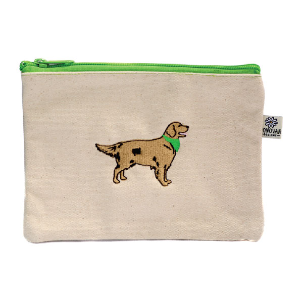 600x600 Golden Retriever Embroidered Bittie Bag Donovan Designs