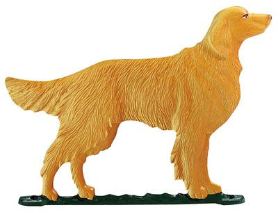 400x315 Golden Retriever Weathervane