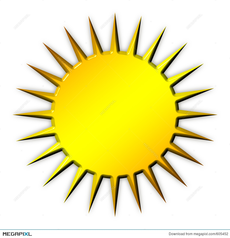 800x830 Golden Sun Icon Illustration