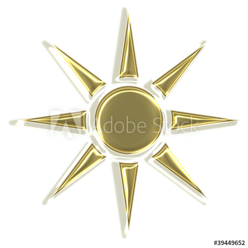 500x500 Golden Sun Icon