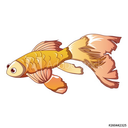 500x500 Goldfish Icon Cartoon Of Goldfish Vector Icon For Web Design