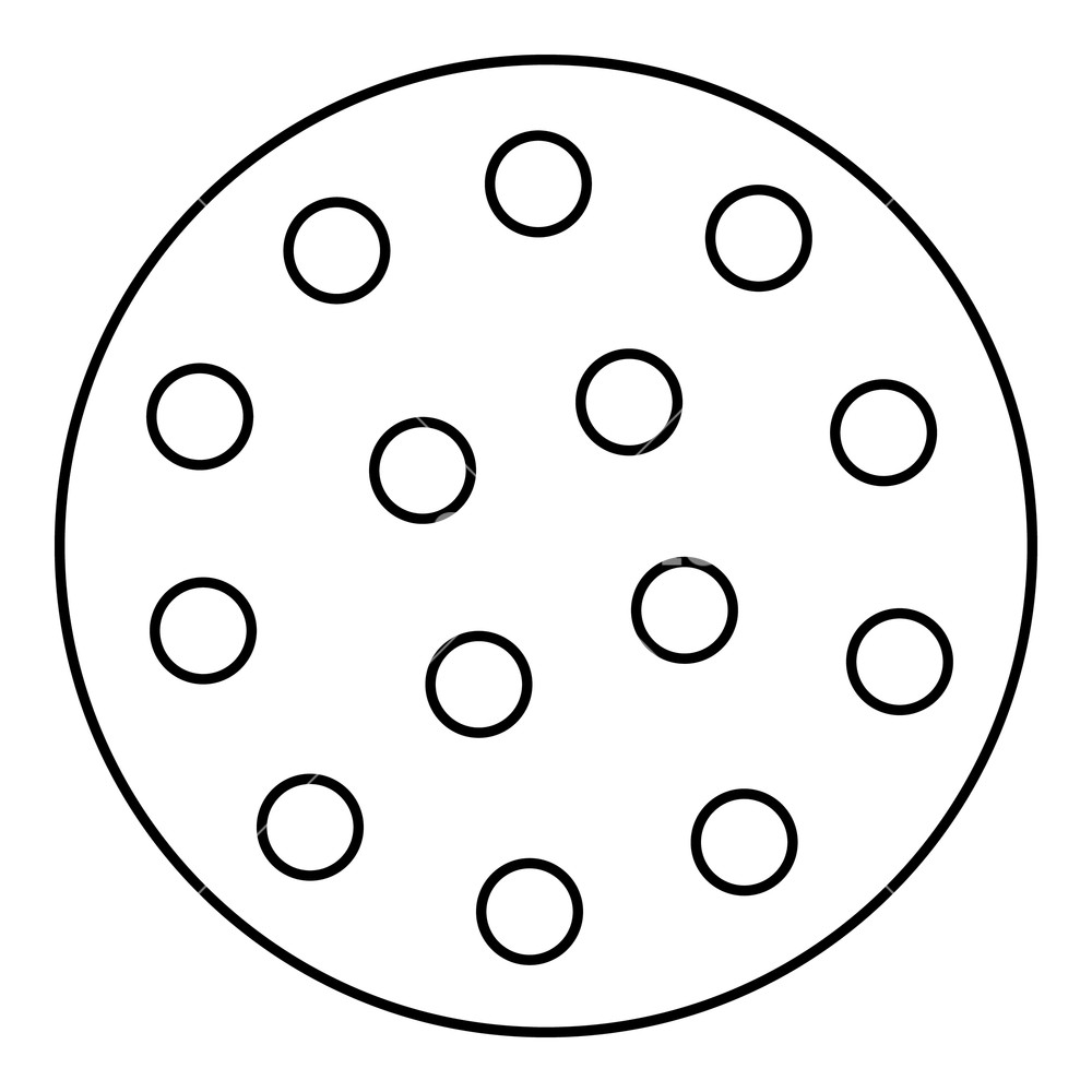 1000x1000 Golf Ball Icon Outline Illustration Of Golf Ball Vector Icon