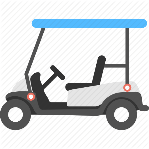 512x512 Electric Vehicle, Golf Cart, Golf Club Car, Ground Accessory