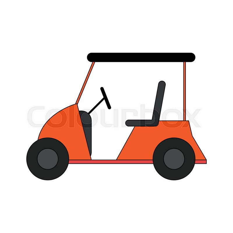 800x800 Golf Cart Icon Image Vector Stock Vector Colourbox