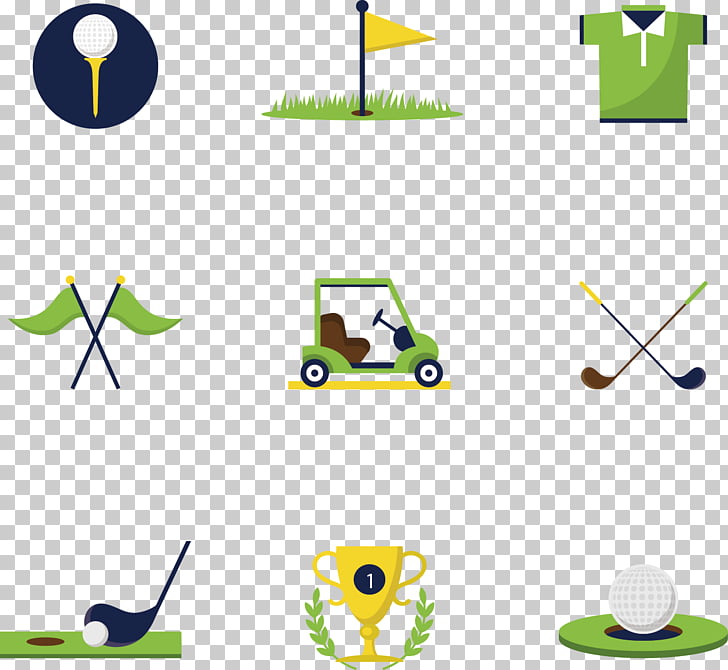 728x670 Golf Ball Golf Club Icon, Painted Nine Golf Icon Png Clipart