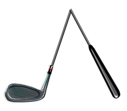 434x379 Broken Golf Club Icons Png