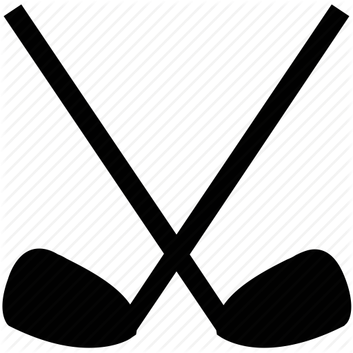 512x512 Clubs, Equipment, Golf Clubs, Hockey, Sports, Sticks Icon