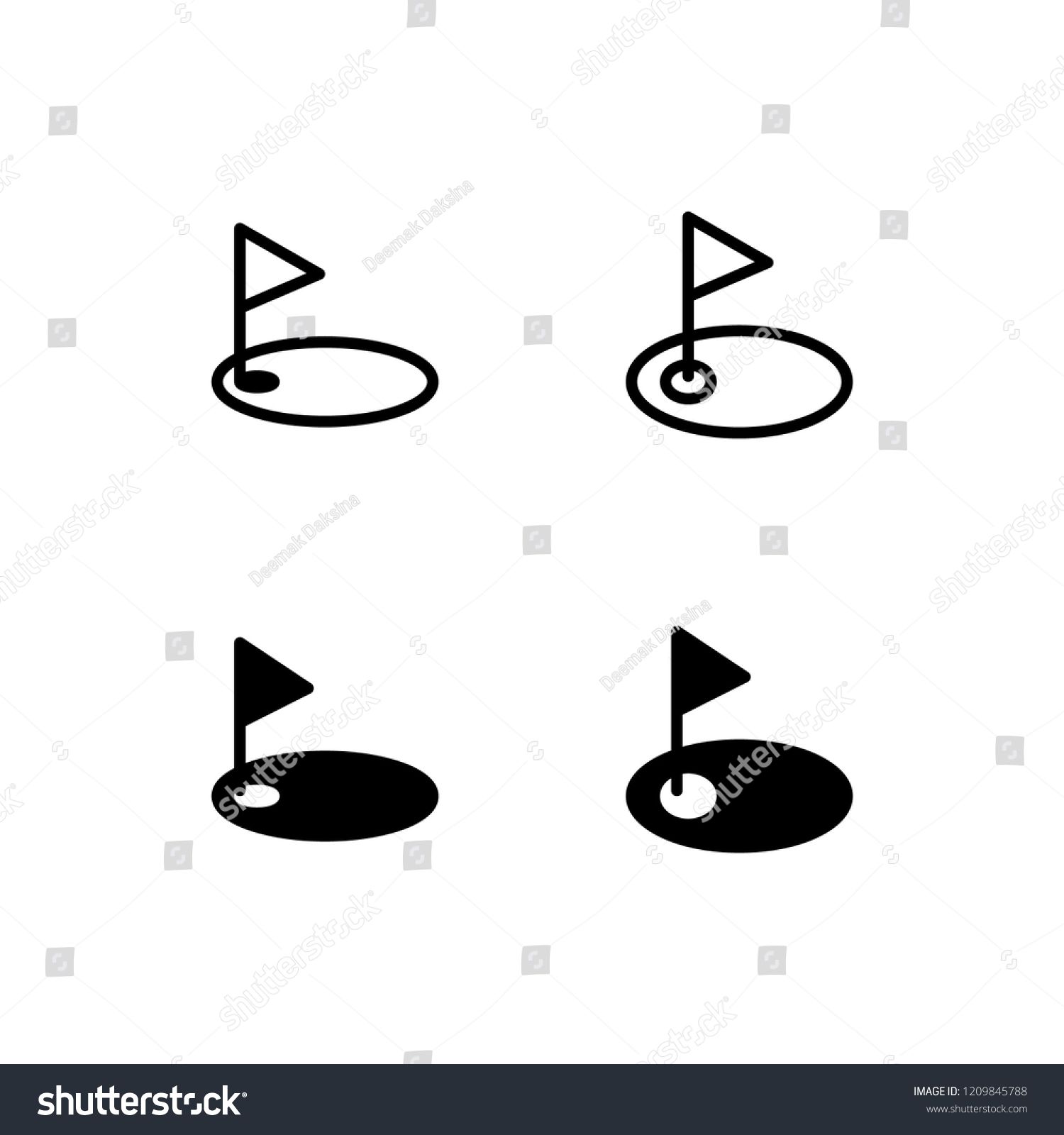 1500x1600 Golf Course Icon Design Golf, Golf Flag, Sport, Golf Course, Golf