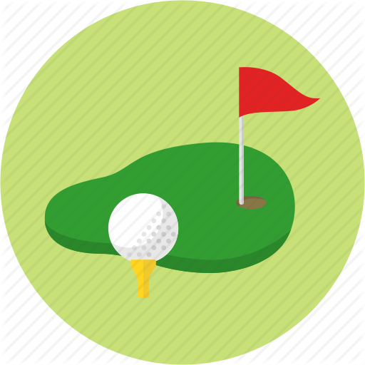 512x512 Exercise, Flag, Golf, Golf Ball, Golf Course, Grass, Sport Icon