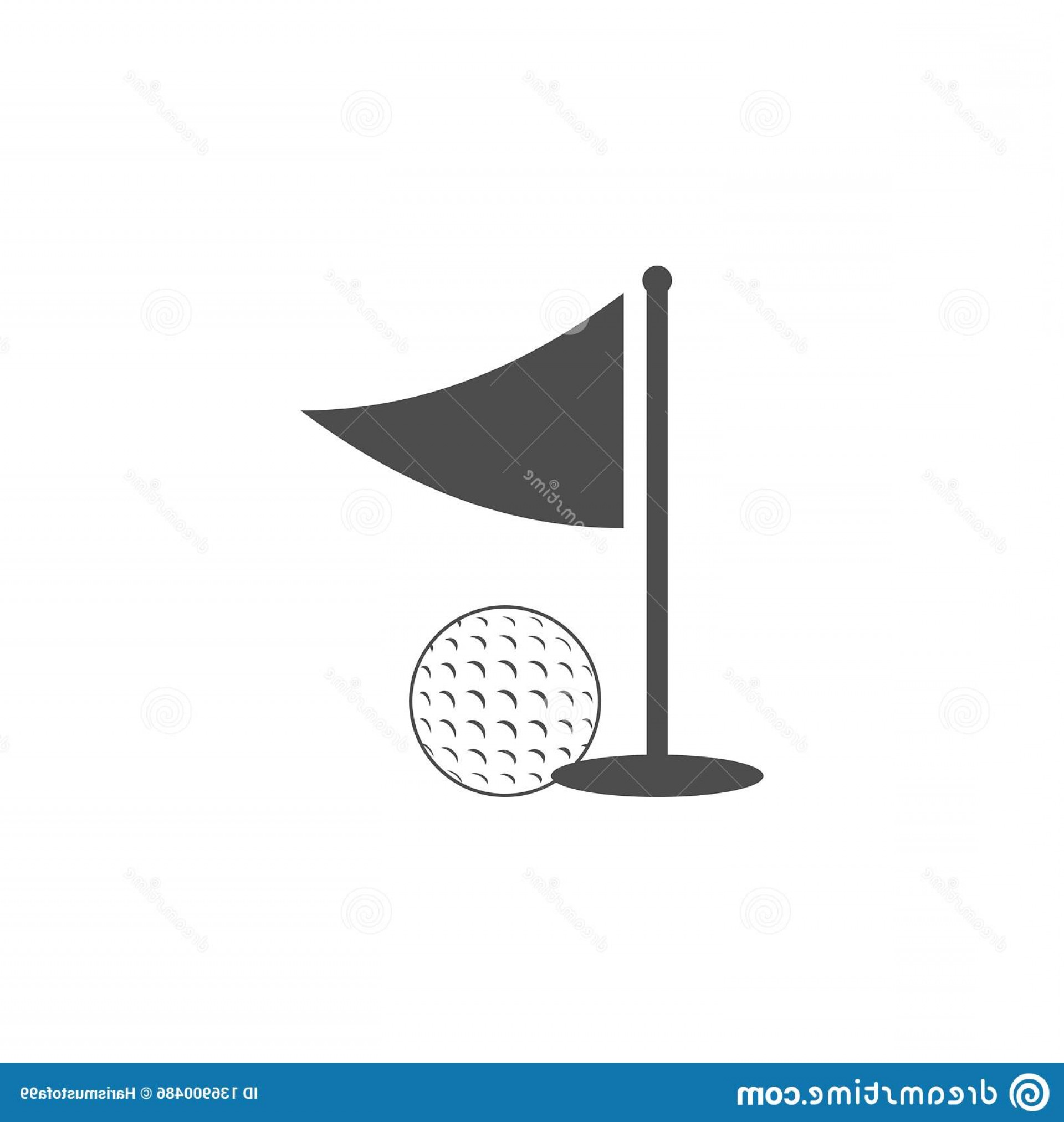 1920x2026 Golf Flag Icon Graphic Design Template Vector Isolated Image