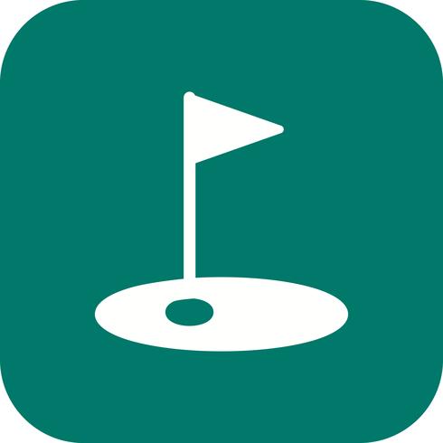 490x490 Golf Icon Vector Illustration