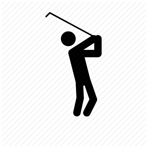 512x512 Golf, Golfer, Golfing Icon