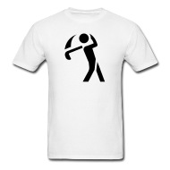 190x190 Golf Swing Icon Men's T Shirt Spreadshirt