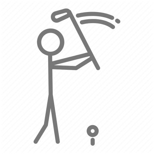 512x512 Golf, Golfer, Swing Icon