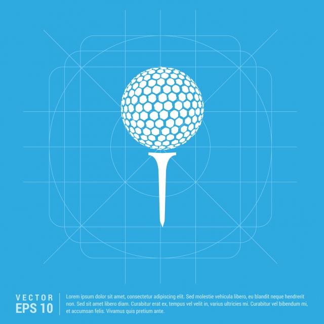 640x640 Golf Crossed Tees Icon, Icon, Golf, Crossed Png And Vector