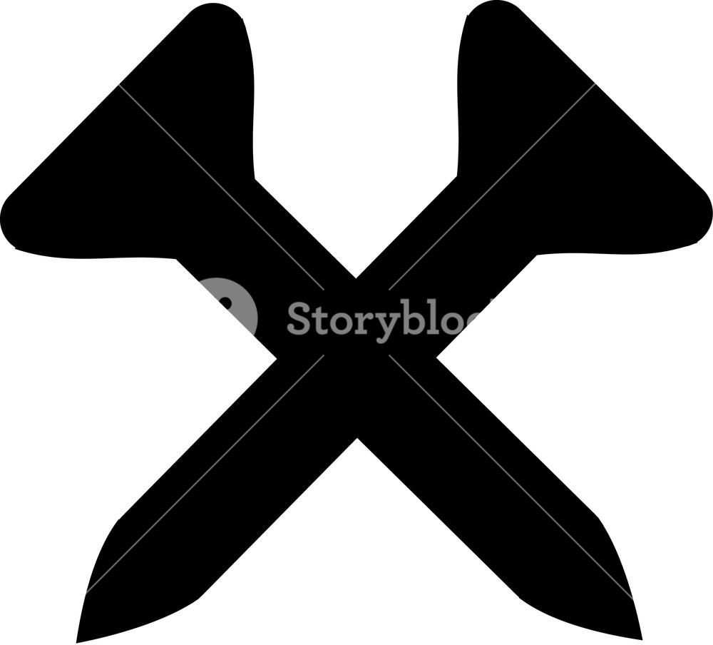 1000x904 Golf Tees Symbol Icon Royalty Free Stock Image