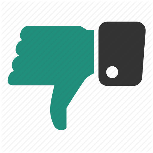 512x512 Bad, Disapproval, Discard, Dislike, Down, Downvote, Finger, Hand