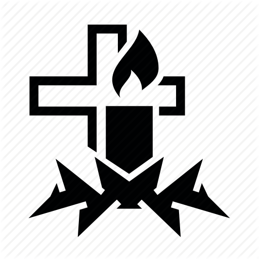 512x512 Cross, Fire, Friday, Good Icon