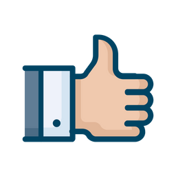 256x256 Good Icon Of Colored Outline Style