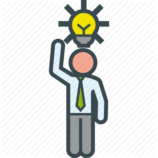 512x512 Bulb, Business, Clever, Good, Idea, Man Icon