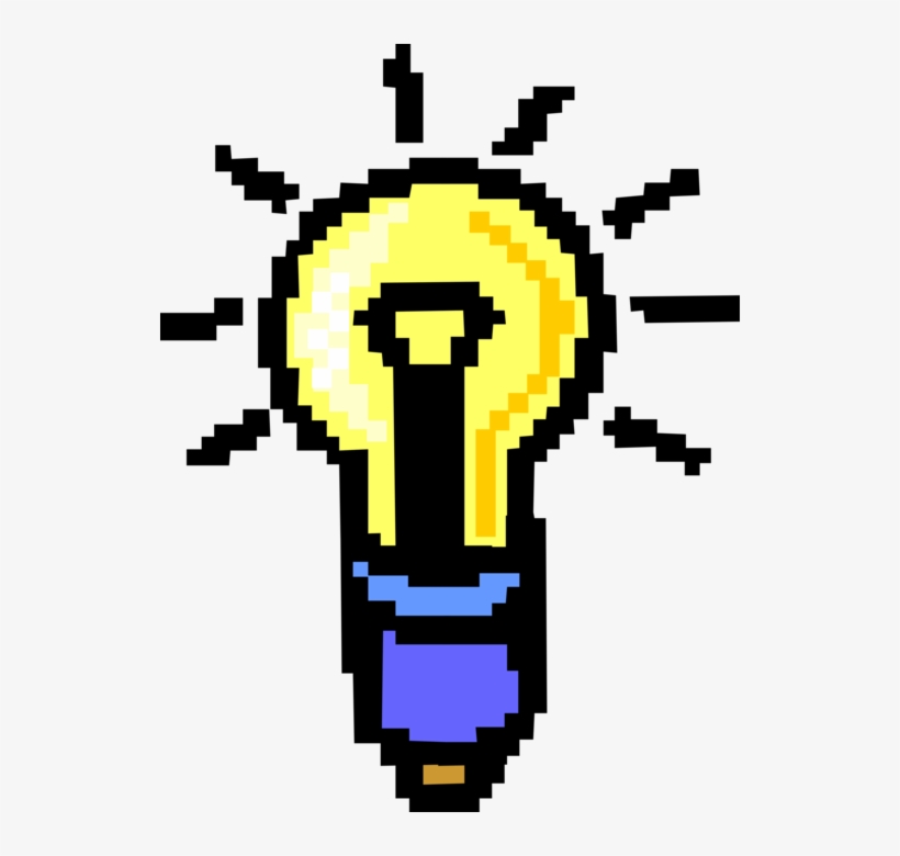 820x780 Vector Illustration Of Light Bulb Good Idea Symbol