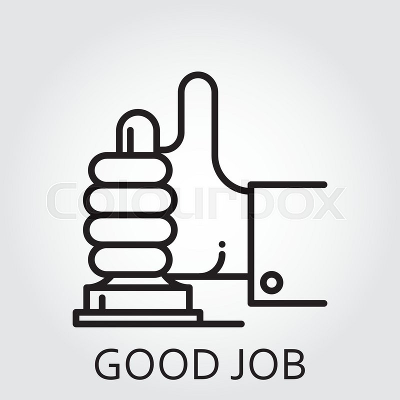 800x800 Black Flat Line Vector Icon With A Stock Vector Colourbox