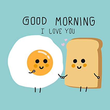 425x425 Good Morning I Love You Breakfast Egg And Toast Emoji
