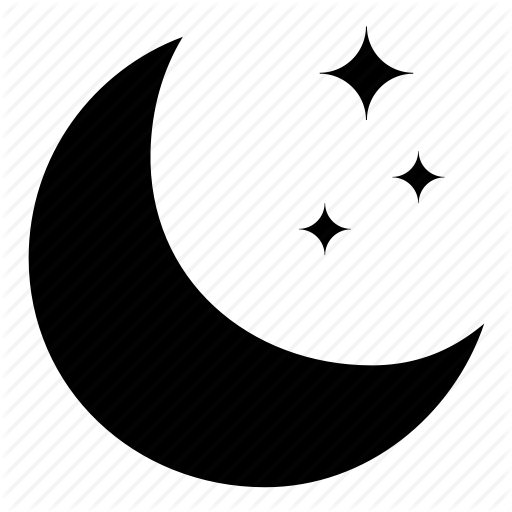 512x512 Apple, Disturb, Good, Moon, Night, Sleep, Stars Icon