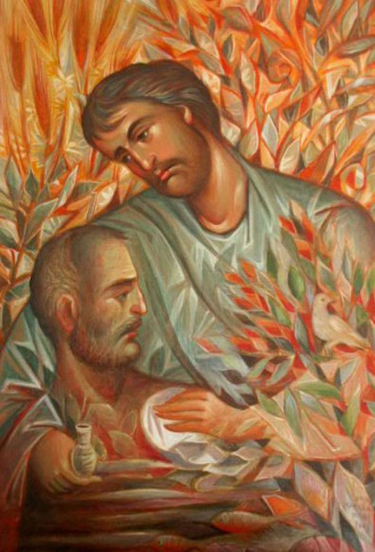 544x800 Reading The Parable Of The Good Samaritan A Russian Orthodox