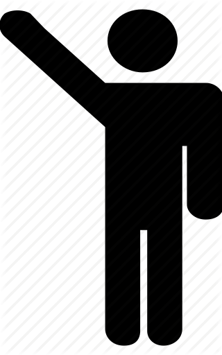 320x512 Bye, Goodbye, Hand, Up, Waving Icon