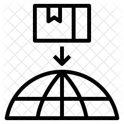 256x256 Import Goods Icon Of Line Style