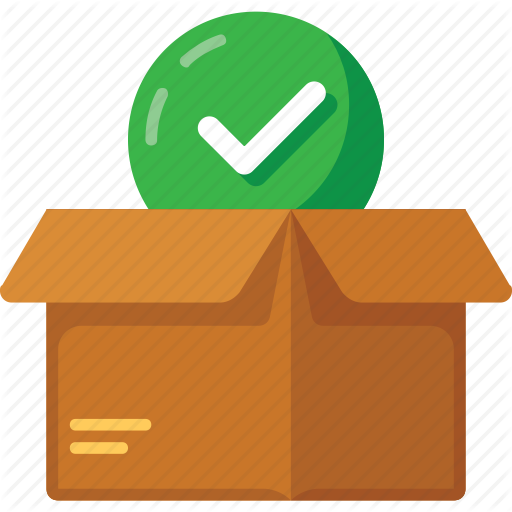 512x512 Box, Check, Delivery, Goods Icon