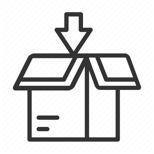 512x512 Box, Delivery, Import Box, Import Of Goods Icon