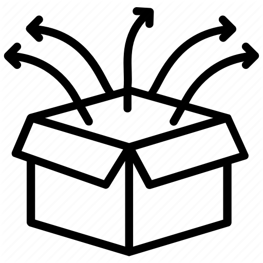 512x512 Cardboard Delivery, Delivery Box, Goods Outflow, Product Delivery