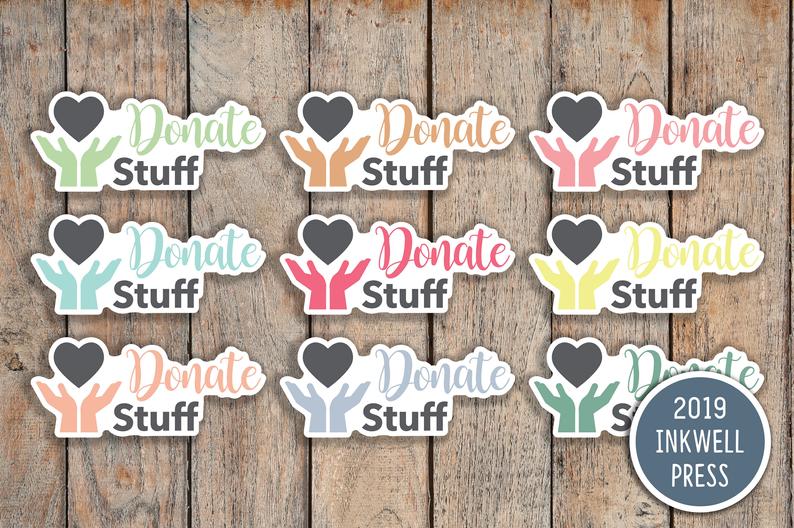 794x528 Donationgoodwill Icon Planner Stickers For Inkwell Press Etsy