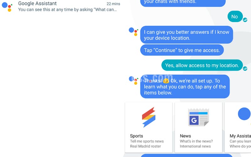 800x500 Google Allo App Chatting With Google Assistant, Incognito Mode