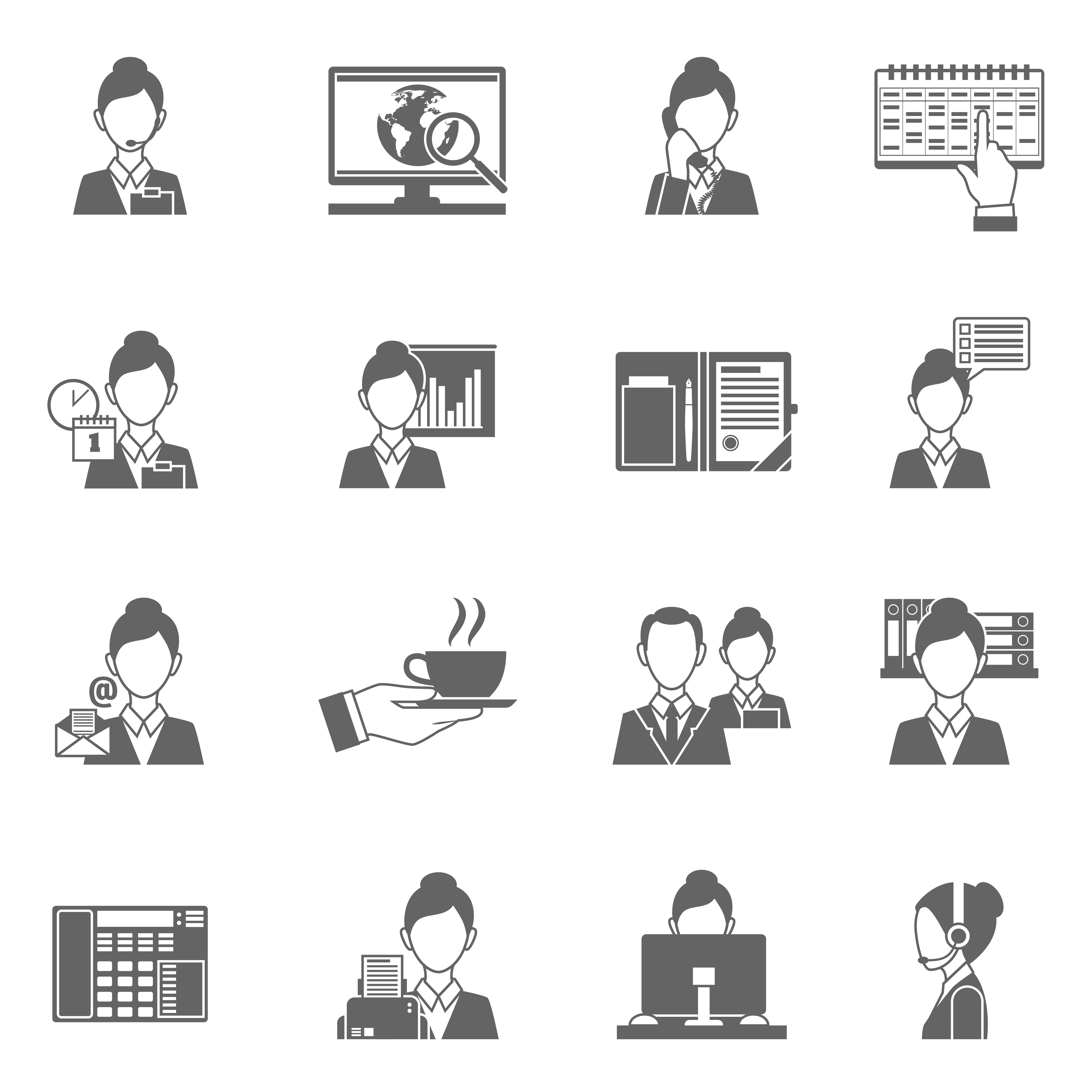 4500x4500 Personal Assistant Icons