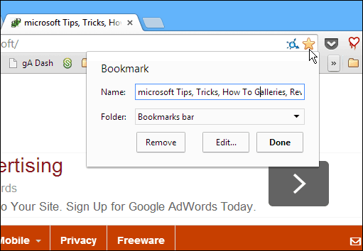 511x354 Make Your Browser Bookmarks Bar Only Display Site Icons