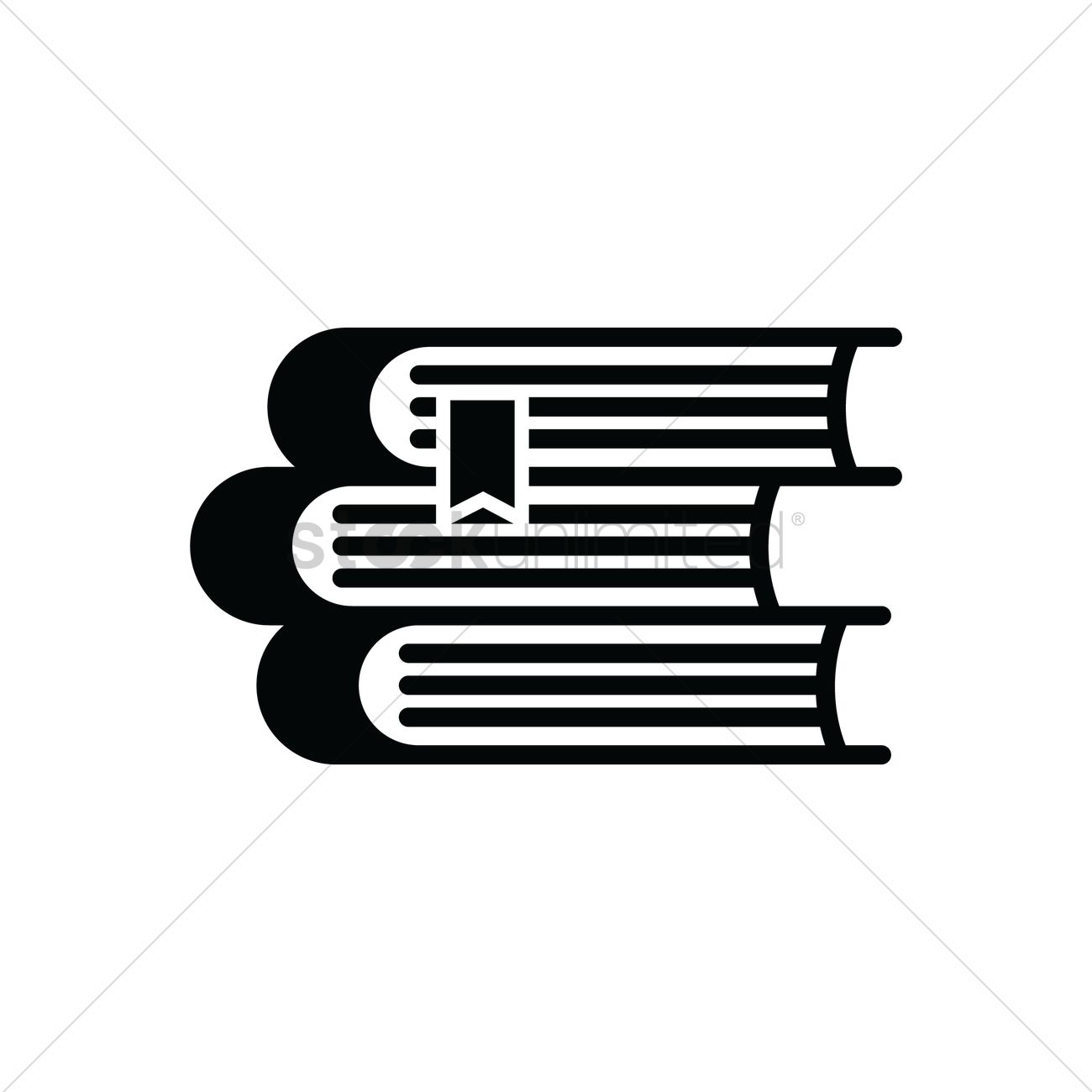 1300x1300 Books Icon Vector Image