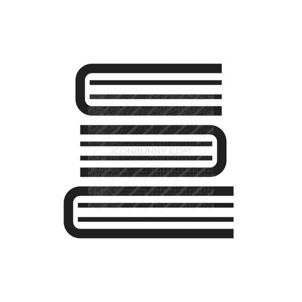 600x600 Pile Of Books Line Icon