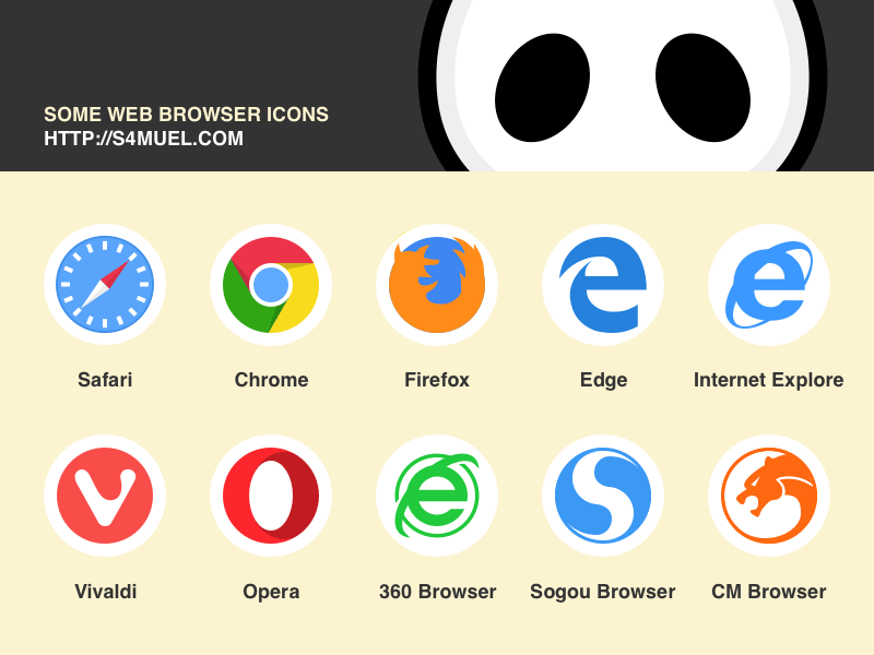 800x600 Web Browser Icons For Sketch Freebie