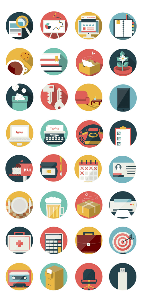500x1036 Office And Business Icons To Spice Up Your Designs