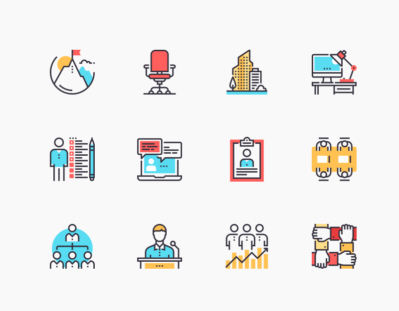 800x625 Best Business And Finance Icon Collection