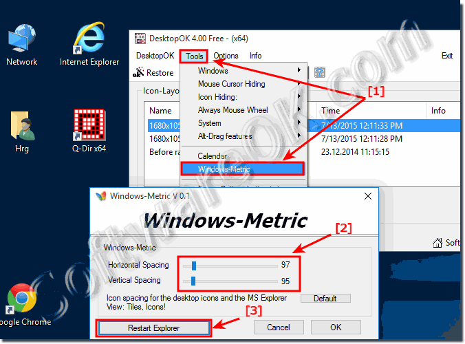 676x500 Modify Icon Spacing On The Windows Desktop