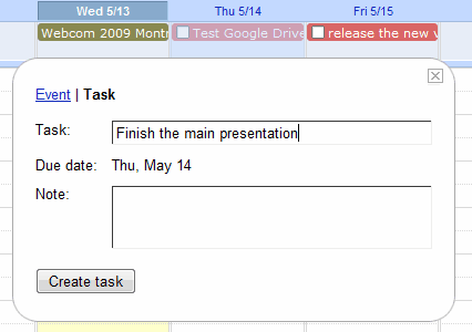 426x300 Google Calendar Adds Tasks