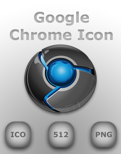 400x512 Google Chrome Icon Blue