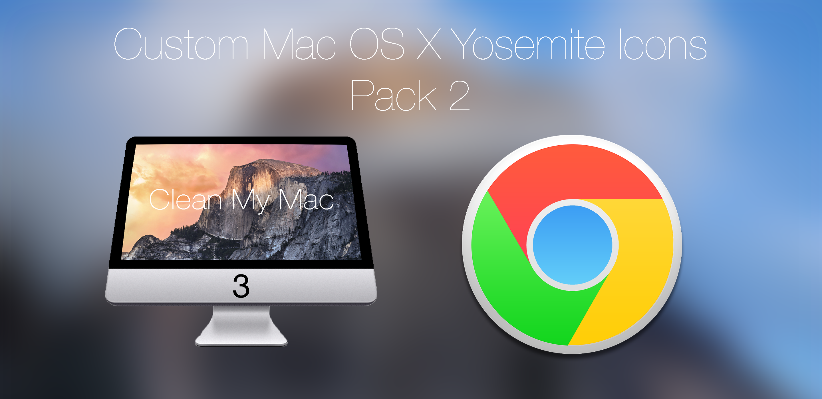 2880x1400 Cleanmymac And Google Chome Icons!