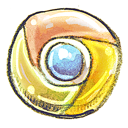 512x512 Crayon Google Chrome Icon, Png Clipart Image